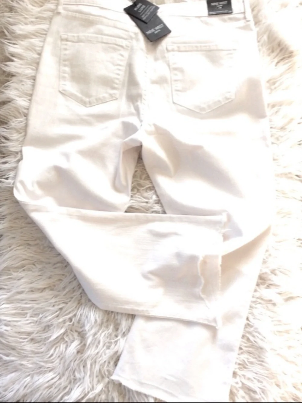 NWT Nine West High Rise Wide Crop Sophia Jean